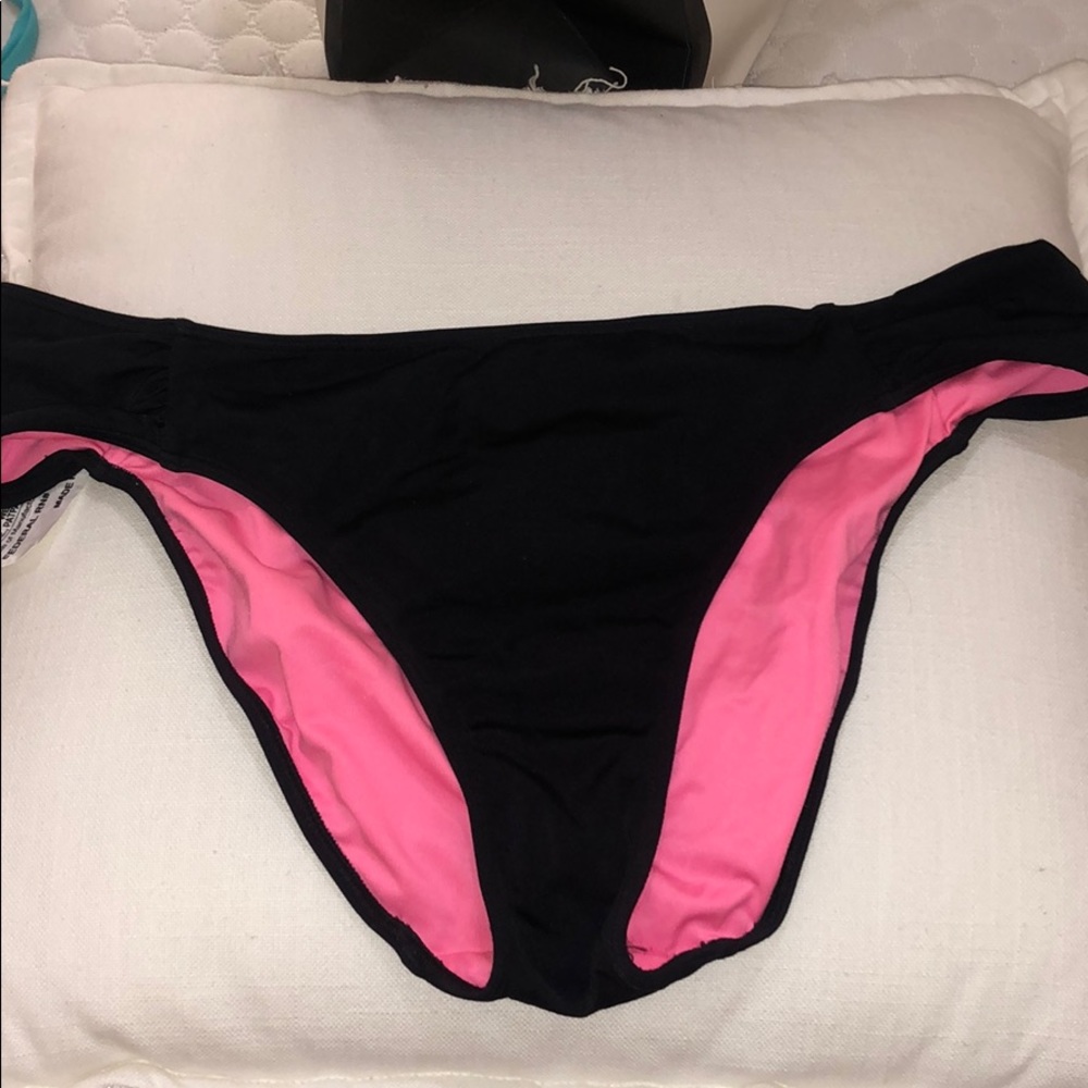 Pink bikini bottom